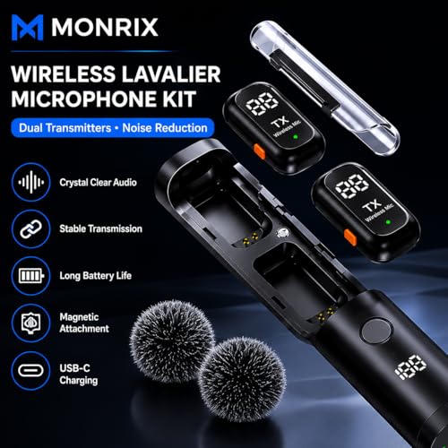 Image of QY99 Wireless Lavalier Microphone Kit