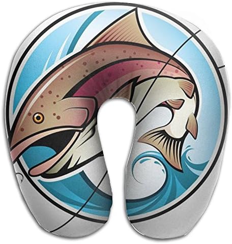 Fishing Lure Comfortable Support Best Neck Pillow Orthopedic Memory Foam U-SHAPE For Flying People