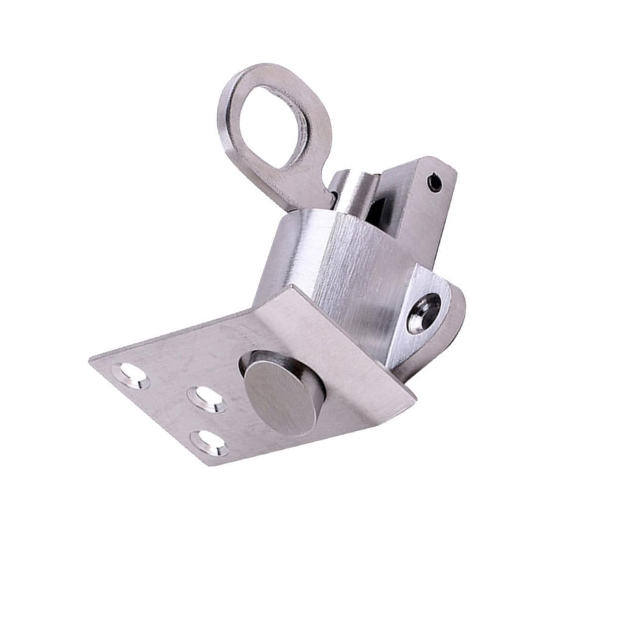 Mipcase 2 Pezzi bullone di sicurezza della porta acciaio inox serratura door lock bullone della molla della porta catenaccio della porta blocco di sicurezza delle porte Silver