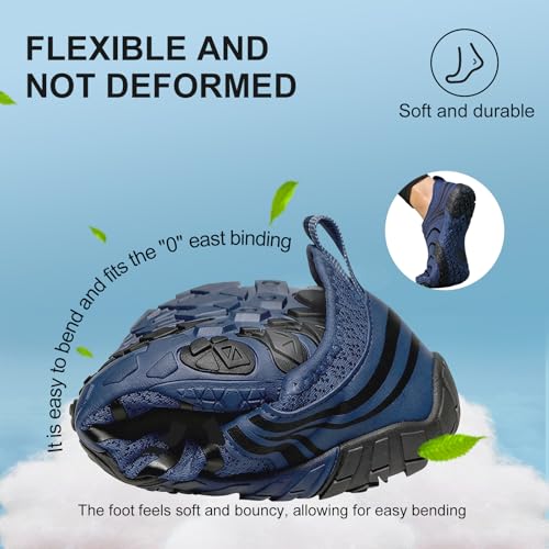 Image of Voyabarefoot Shoes for Women Men 2026 Upgrade Wide Toe Box Barefoot Hiking Sandals,Non-Slip Adjustable Water Shoes for Beach Walking Travel, Comfortable Slip On Walking Shoes