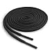 OrthoStep Round Athletic Black 40 inch Shoelaces 2 Pair Pack