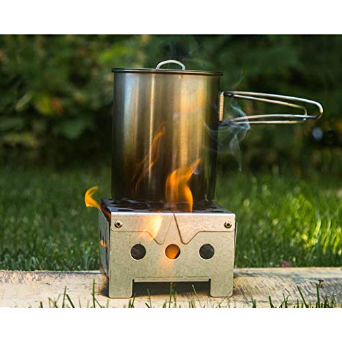 Quickstove Multi Fuel Camp And Survival Stove + 3 Month Supply Of Fuel (108 Fuel Disks) - Great Portable Outdoor Cooking Kit For Emergency Preparedness, Camping, Hiking, And Any Outdoor Activity #TOP5