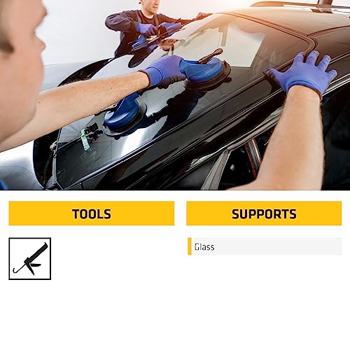 Image of SIKA - Sikaflex SOLO, Primerless automotive glass replacement adhesive, Black, 300ml