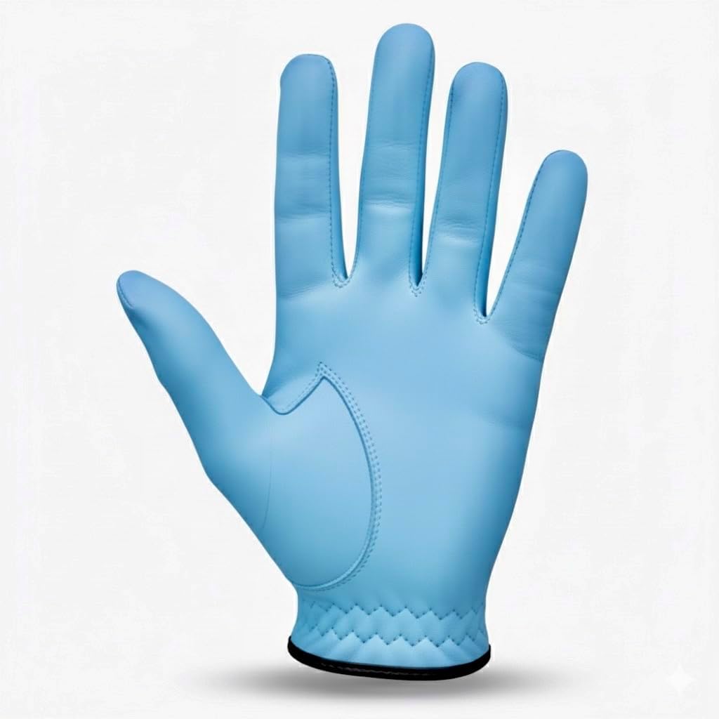 Premium Golf Glove – 100% Cabretta Leather – Breathable, Quick-Dry Fit, Left Hand Glove