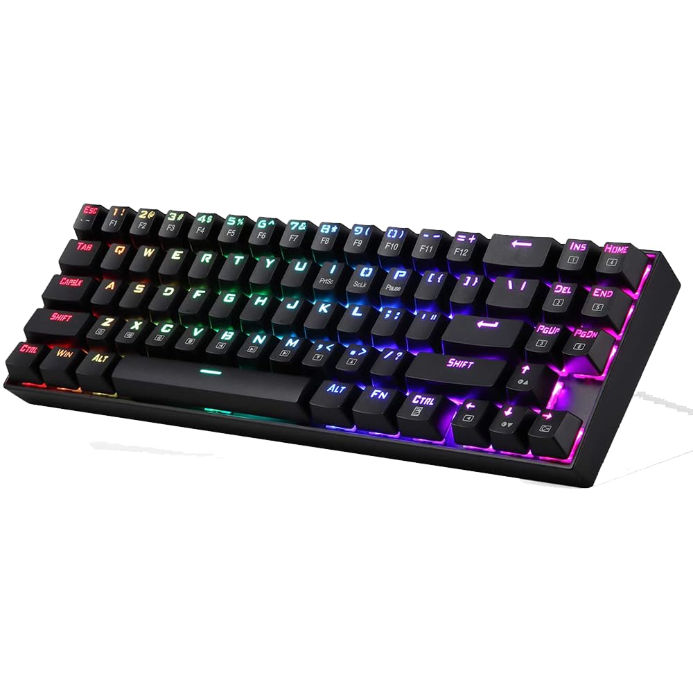 Redragon K599 Diemos TKL RGB Backlit Wired/2.4Ghz Wireless Anti - Ghosting Mechanical Gaming Keyboard with Red Switch (Black) (K599)-image-11