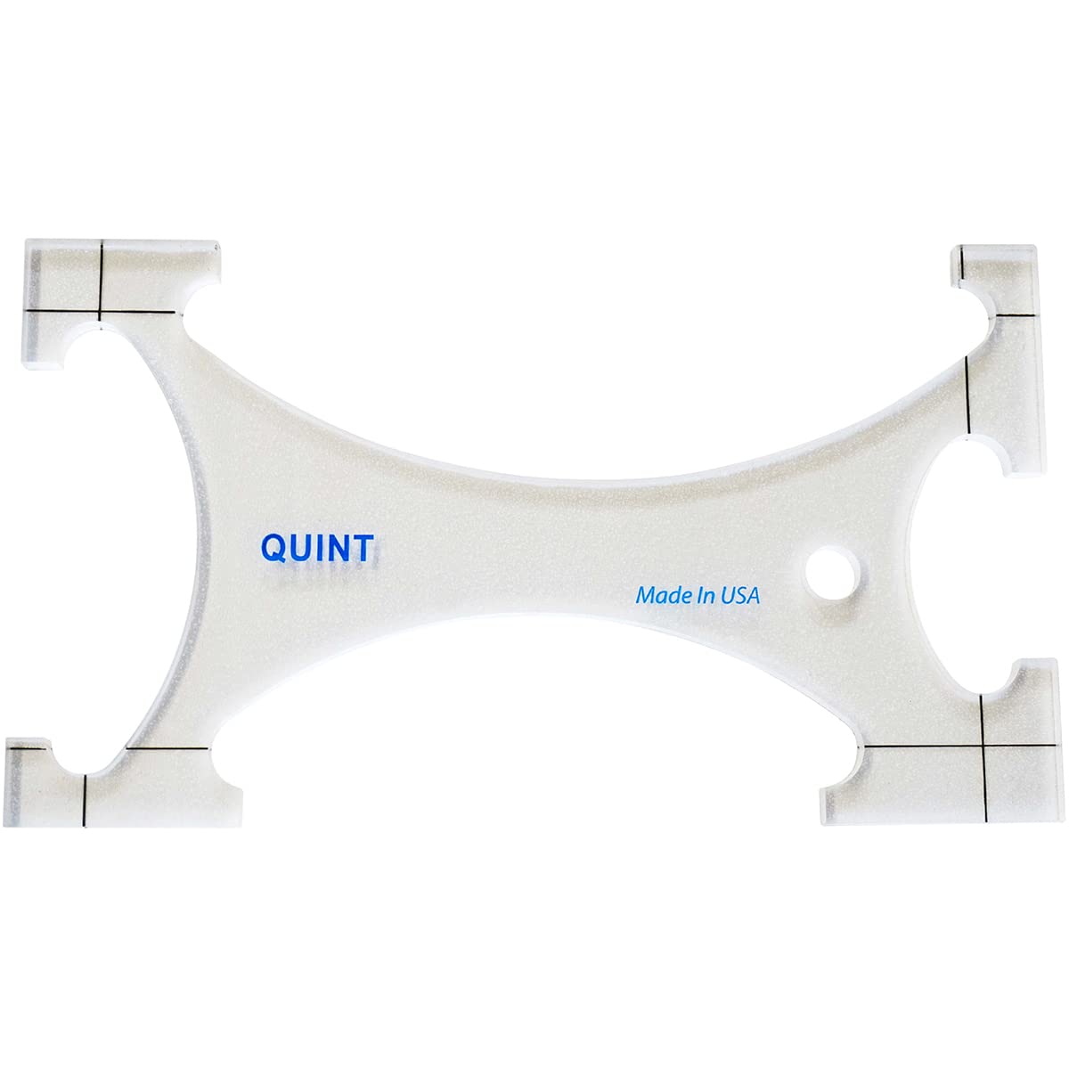 Quint Measuring Systems Reverse-A-Ruler Sewing and Quilting Longarm Template-4-inch x 7-inch, 4" by 7"