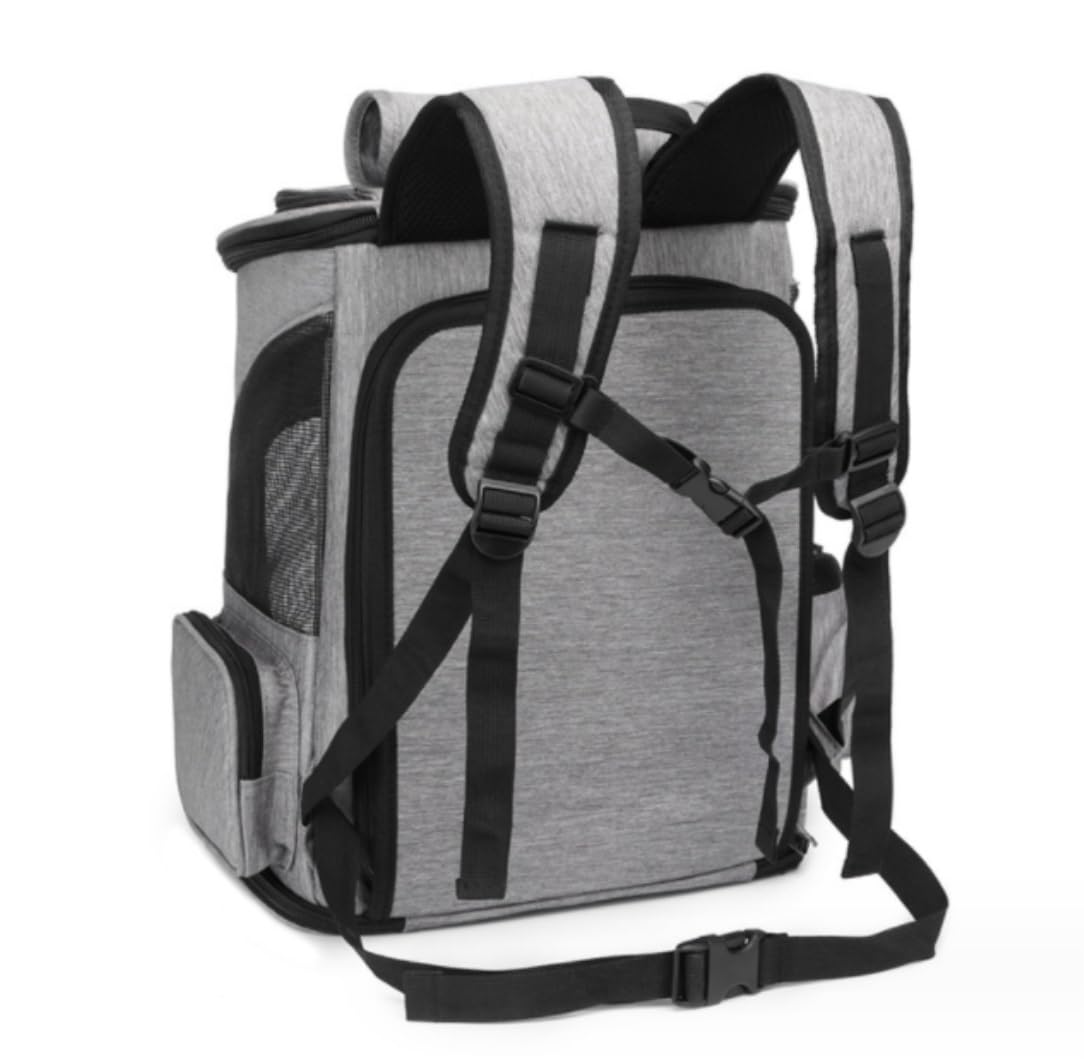 Rucksack Haustiertrage-Rucksack Für Große Kleine Katzen Und Hunde, Welpen. Sty Verfügt Über Eine Katzen- Hundetasche Auf Der Rückseite Haustier