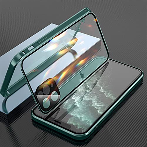 Coque en verre iPhone X XS transparente antichoc et verte protégeant l'arrière du smartphone
