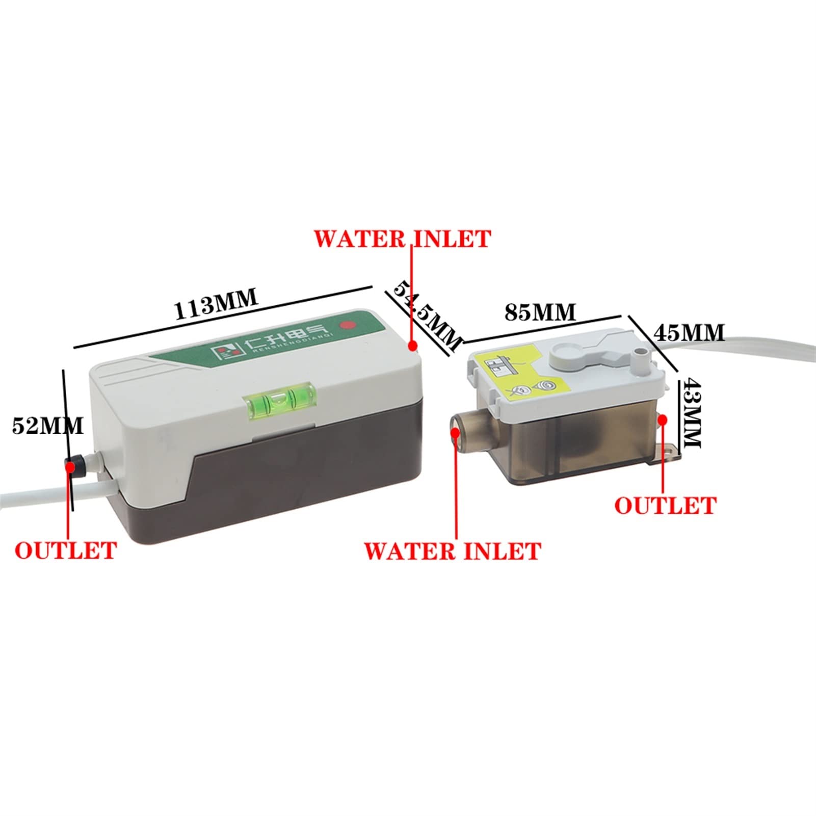 Pompa Condensa QS 40B Automatica Per Split - Pompa Di Drenaggio Per Aria Condizionata E Deumidificatori