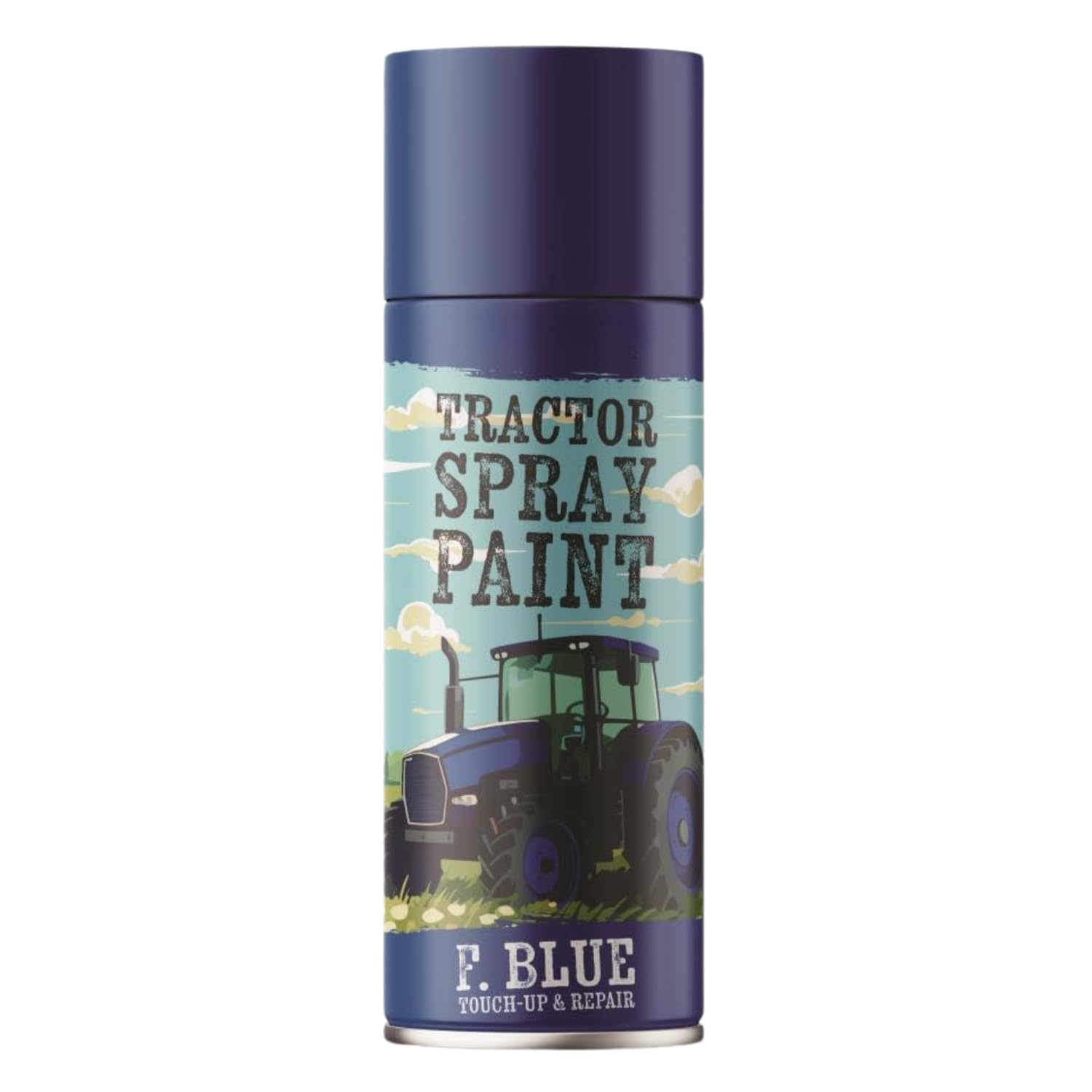 Inspired Essentials F. Blue Tractor Spray Paint 400Ml Quick Drying Aerosol, Fast Dry And Excellent Coverage For Touch Ups And Repairs (2, )