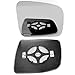 Price comparison product image Less4spares Wing Mirror Glass Right Compatible With VW Transporter 2003-2009 CLIP-ON Heated Driver Off side with Blind Spot