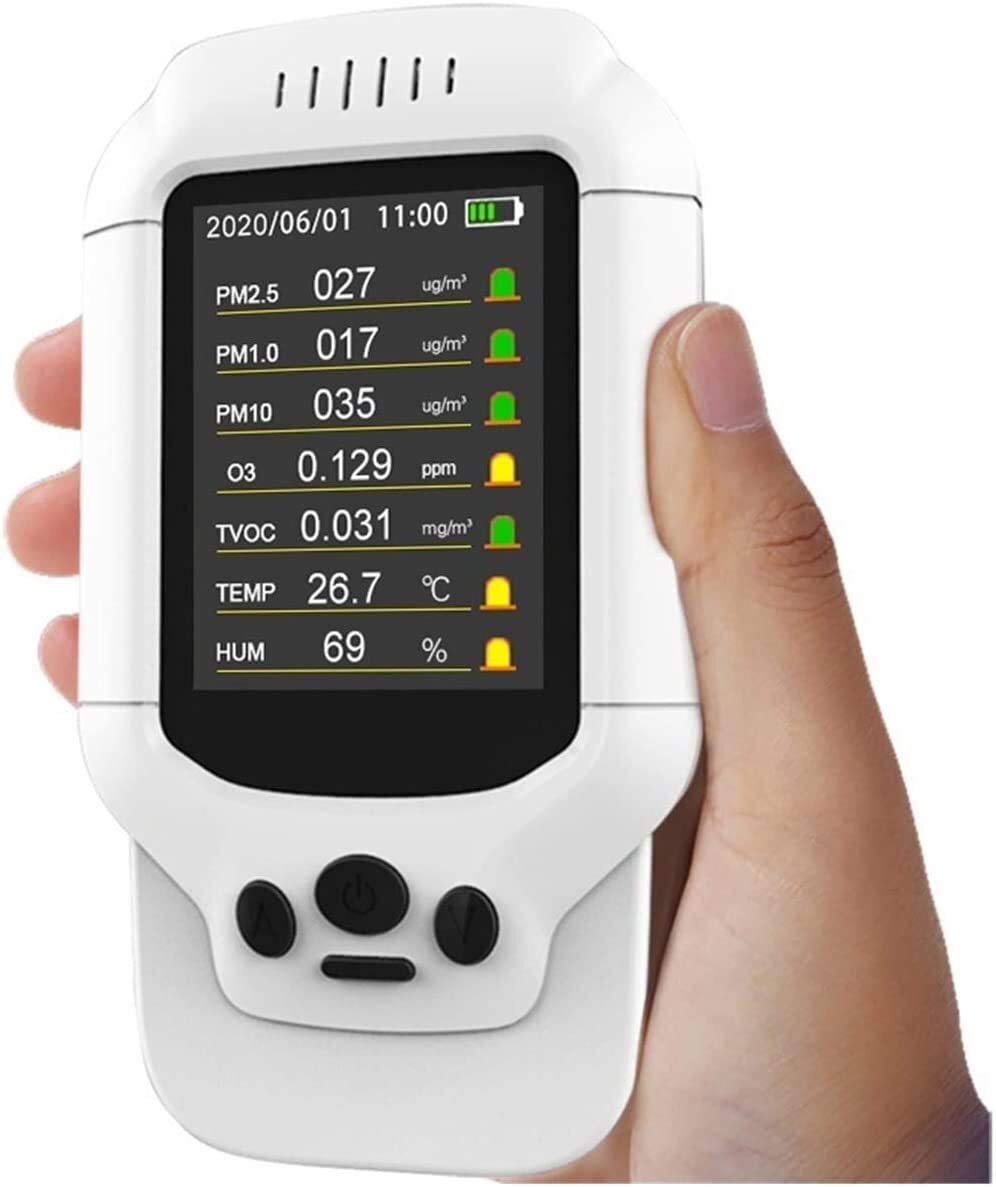 Monitor de Calidad del Aire 3 ° Amy, medidor de ozono co2, probador O3, analizador de Gases de Aire, Detector de concentración de ozono con Sensor de ozono, portátil, Conveniente