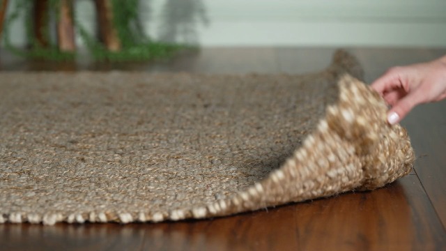 Tapete decorativo SAFAVIEH 2x3 pies en yute natural miniatura 6