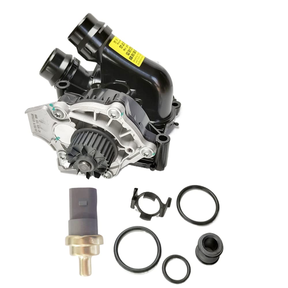 Motor Wasserpumpe mit Zahnriemen Kompatibel mit Jetta 06H121026CQ