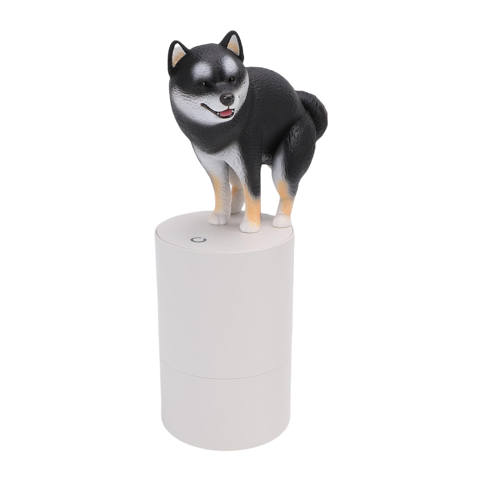 Ausla Automatischer Seifenspender, ABS-Schaumseifenspender mit Intelligentem Sensor, Batteriebetriebenes Hundedesign, 27 X 9 cm, für Badezimmer, Küche, Händewaschen (Black)