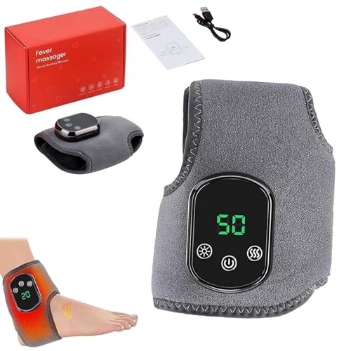 Soleva Foot Massager,3-in-1 Naxir Foot Revive Massager,Wireless & Portable Heated Ankle Wrap