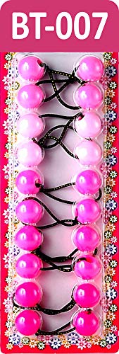 Tara Girls Twinbead Bubble Ball Ponytail Elastics 10 Pieces Selection (BT22) image 4