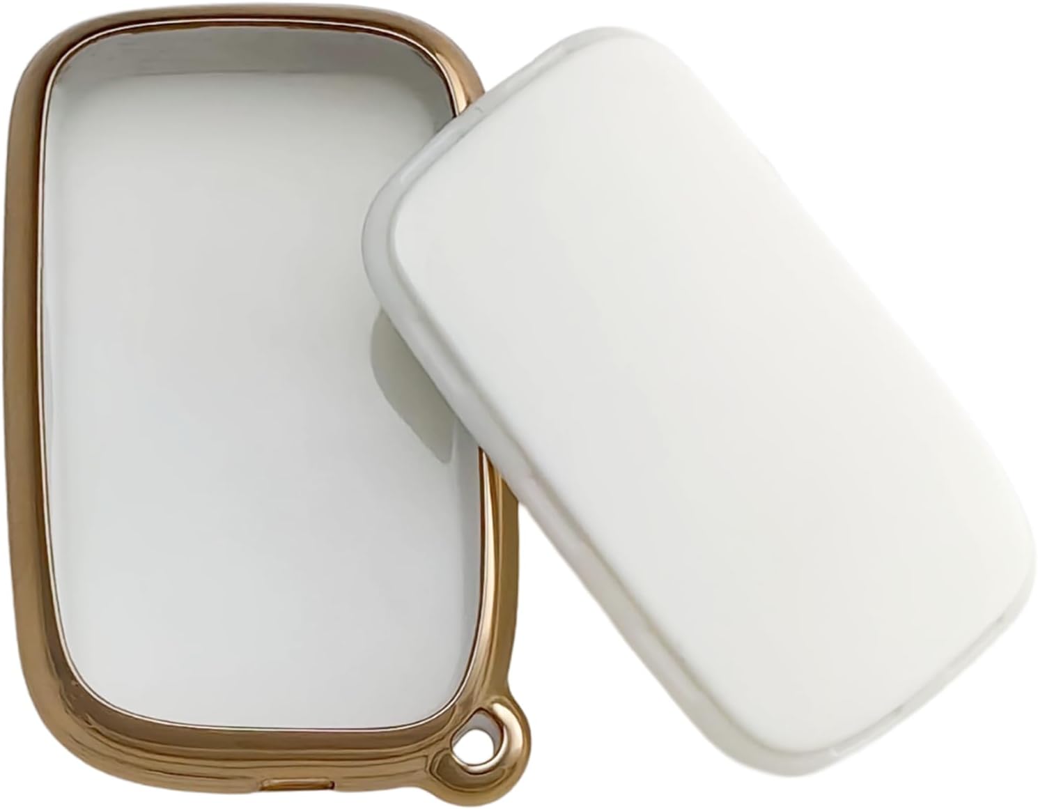 TPU Key Fob Cover Compatible with 2005-2017 Lexus CT200h ES350 GS300 GS350 GS430 GS450h GS460 is F IS250 IS350 LS460 LS600h LX570 RX350 (Black/White) - Image 2