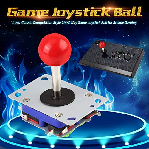 Marvellous Arcade Joystick，Classic Competition Style 2/4/8 Way Game Joystick Ball For Arcade Gaming Cabinet Button Kit 7.5Cm * 6.5Cm * 7.0 Cm（1 Pcs） #TOP2