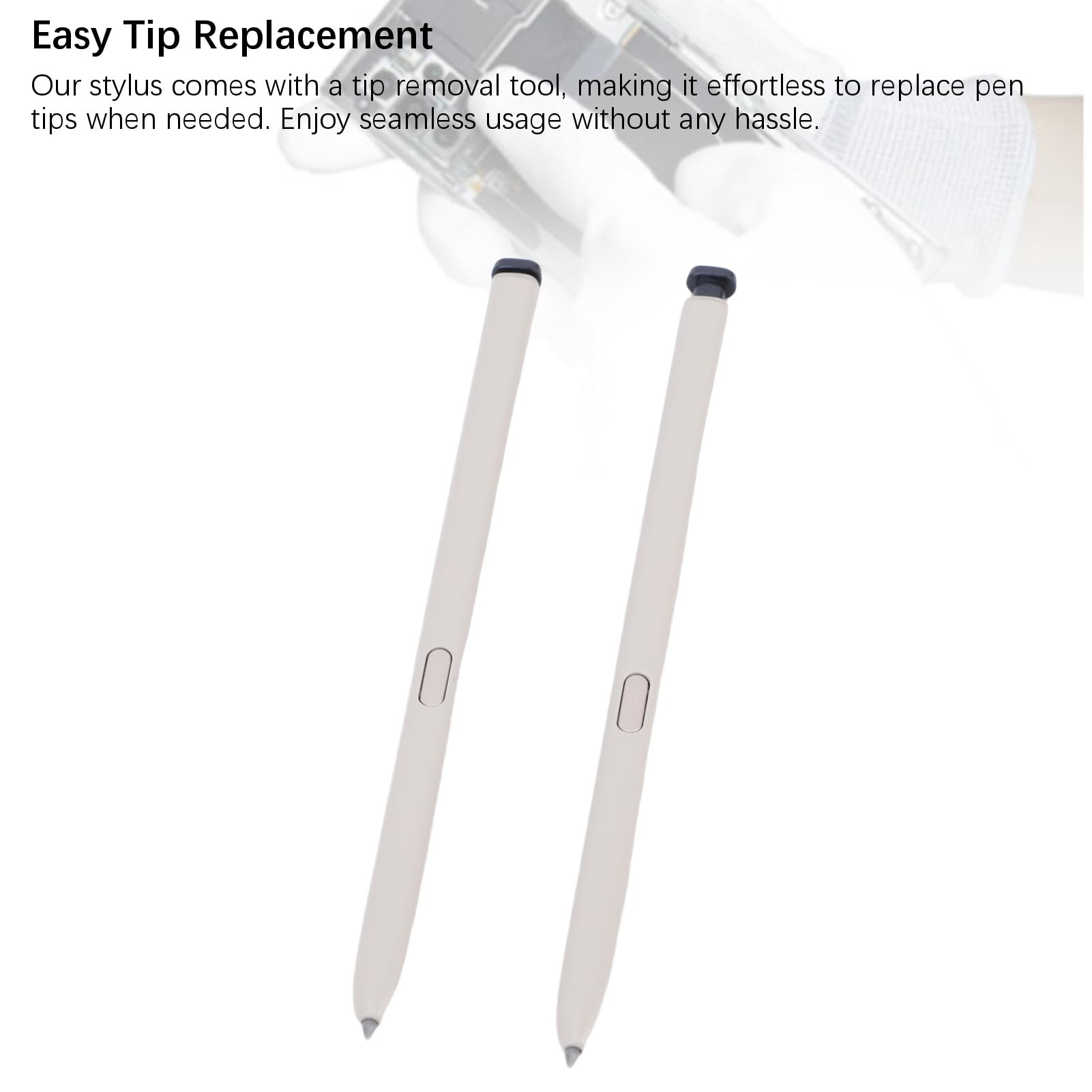 Jiawu Set di Penne Stilo da 2 Pezzi per S25 Controllo Touch Screen Ultra Accurato Materiale ABS per Disegnare e Prendere Appunti