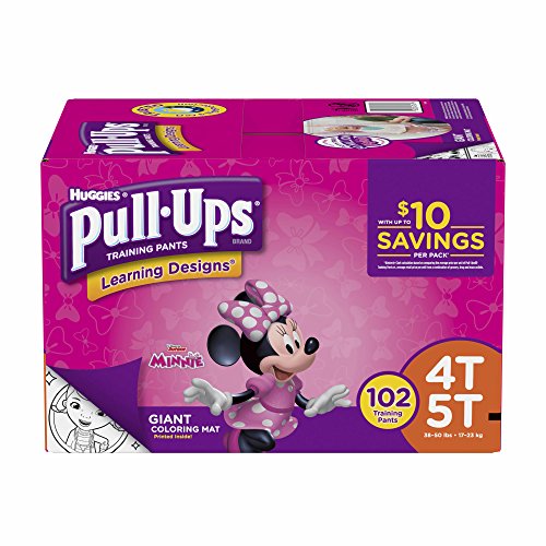 Product of Pull-Ups Learning Designs Training Pants for Girls, Size 4T-5T, 102 ct. (diapers - Wholesale Price - Training Pants [Bulk Savings]