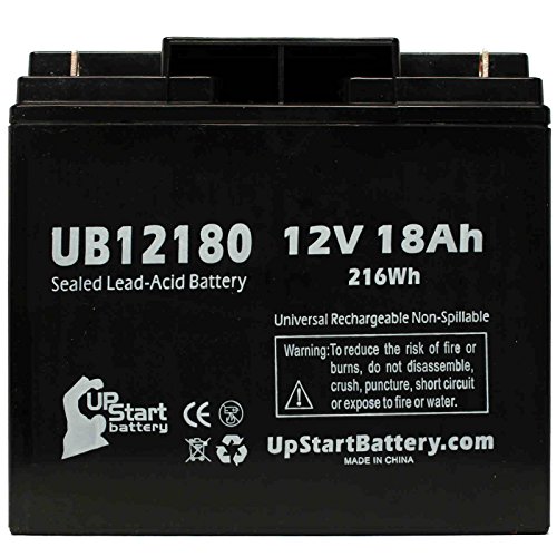 Sealake Fm12170 Battery - Replacement Ub12180 Universal Sealed Lead Acid Battery (12V, 18Ah, 18000Mah, T4 Terminal, Agm, Sla) - Also Replaces Apc Smart Ups 1500, Smart-Ups 3000, Rbc7, Rbc43, Sua1500 #TOP1