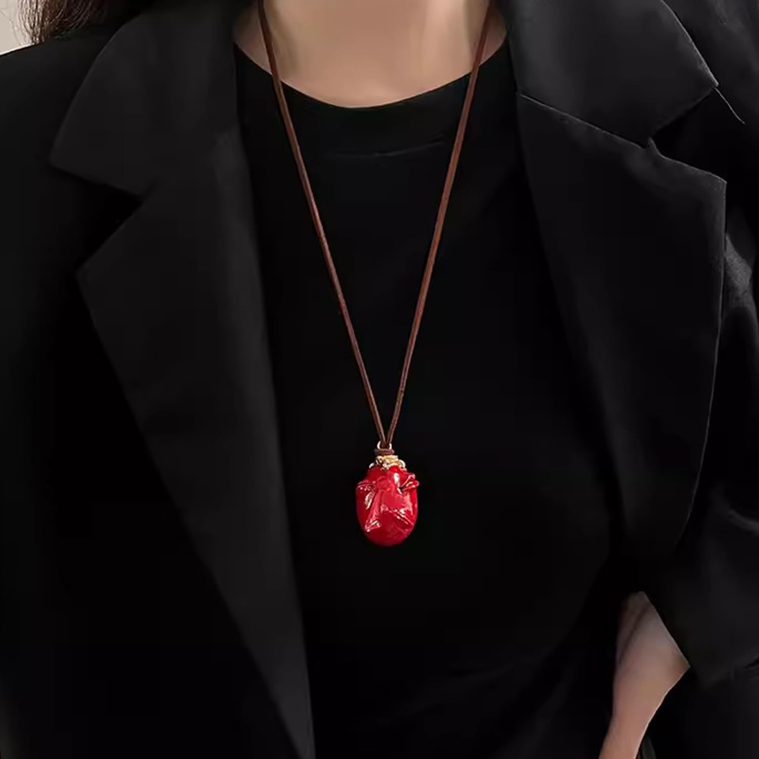 HJYZY Berser.k Necklace Set Leather Journals Notebooks Cosplay Accessories Behelit with Stickers 13 Pcs