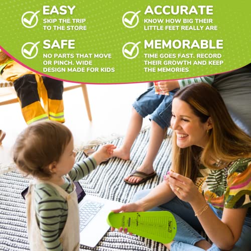 Shoe Sizer for Baby, Toddler & Kids | Home Foot Measuring Device From Baby to Big Kid (2T-6Y)3