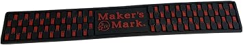 Makers Mark Bar Rail Drip Mat Black