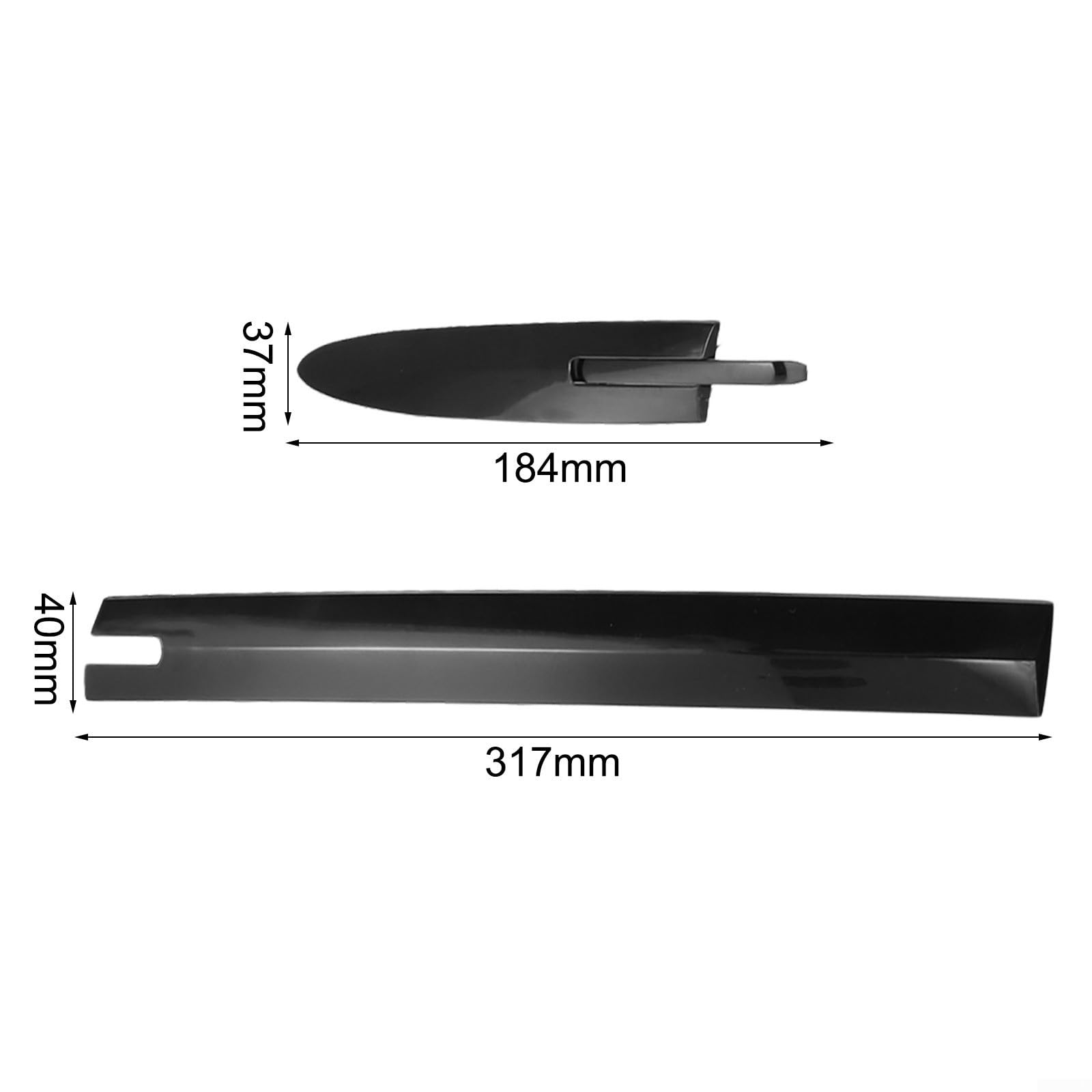 4 sztuki osłony zawiasów dachu składanego pasuje do BMW 335i E93 F33 F83, zastępuje 54377184037, 54377184038, 54377184047, 54377184048