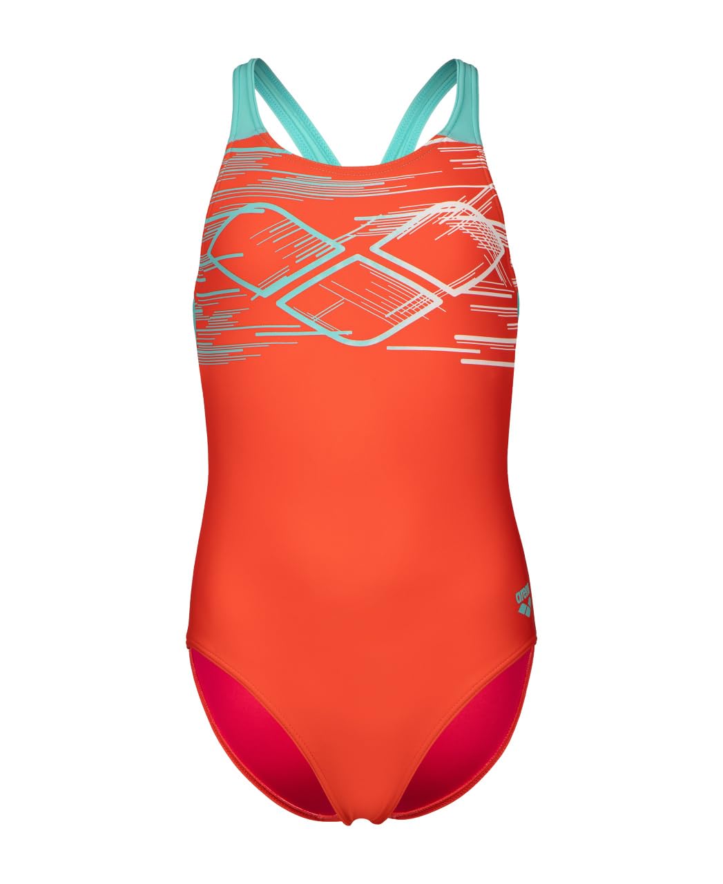 Arena Girl's Arena Pastime Swimsuit V Back One Piece Swimsuit Fille (Lot de 1)