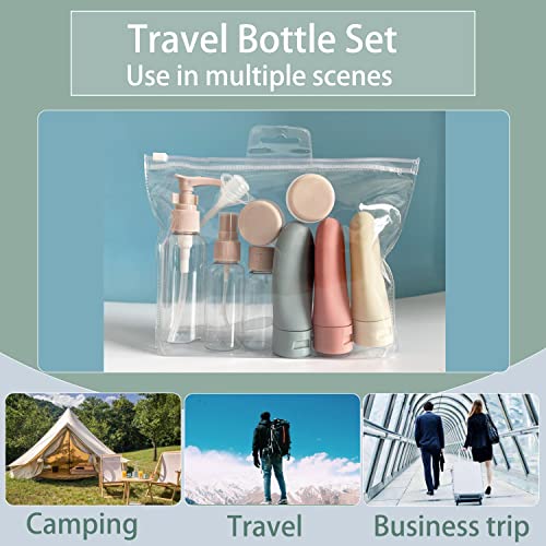 Aplolemo 10 Pack Travel Bottles - Leak-Proof & TSA Approved Toiletries Tubes Kit - Image 5