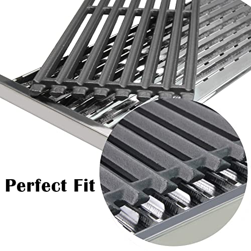 Vicool 17" Universal Emitter Plates And Cooking Grates Kit For Char-Broil Professional Signature Commercial Series Tru-Infrared Grills Made After 2015 #TOP2