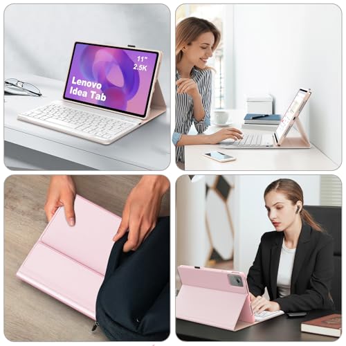 Funda Lenovo Idea Tab 11 2025 con Teclado para Estudiar y Trabajar en Cafeterías 6