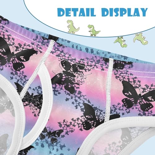 visesunny Boys Cotton Underwear Fantasy Butterfly Silhouette Printed Toddler Soft Training Briefs Size 2T-8Y for Kids4