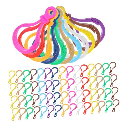 Crochets à déclenchement Uonlytech : boucles plastique multicolores pour lanyard