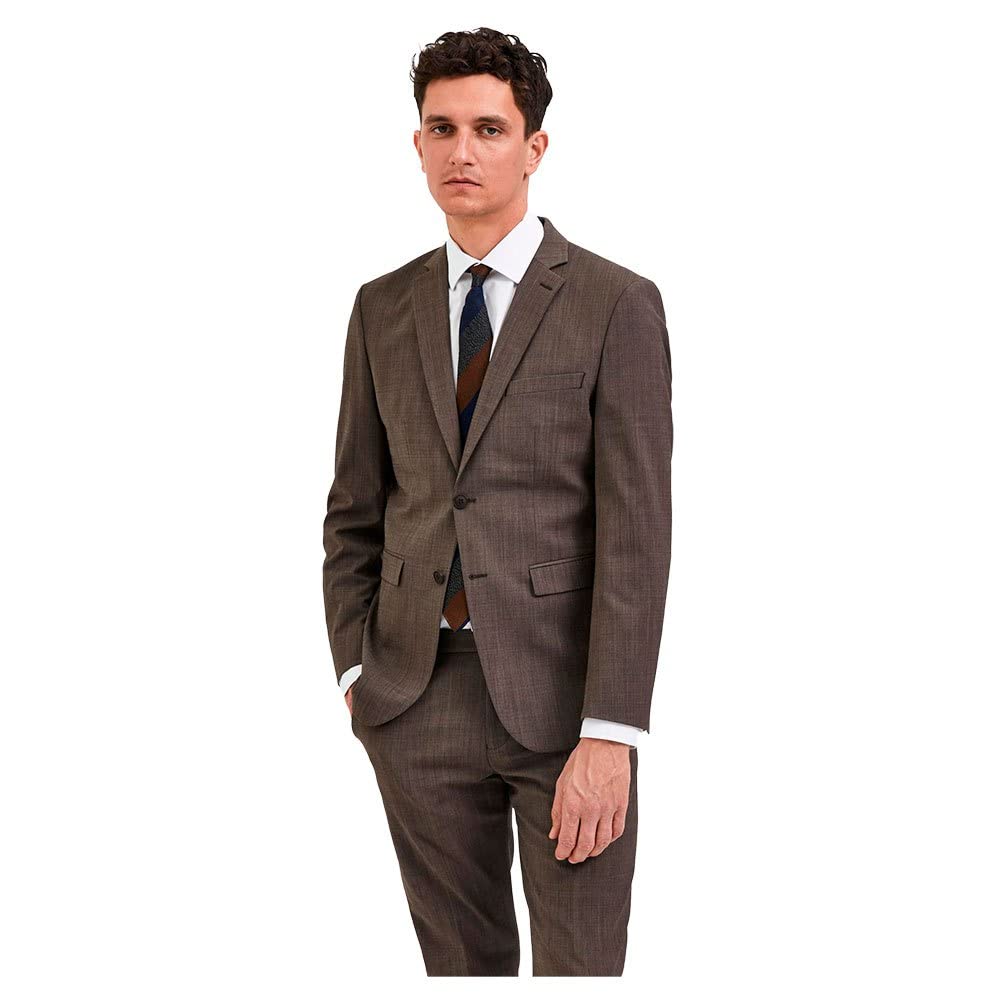 SELECTED HOMME Male Blazer Slim Fit Wollgemisch