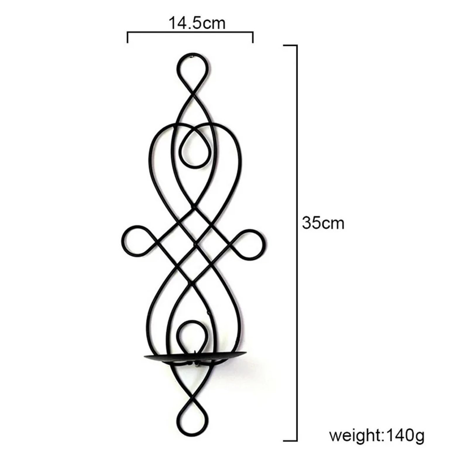 Wandkerzenständer 2 stücke Eisen Wand Hängen Kerzenhalter Metall Party Hochzeit Hause Abendessen Dekoration Kerzenständer Kerzenständer Für Wohnzimmer