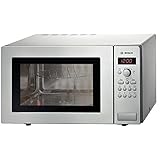 Bosch HMT84G451 Microonde da libero posizionamento con grill al quarzo 1.2 kW, 900W, EasyClock, Funzione Memory, Acciaio Inox