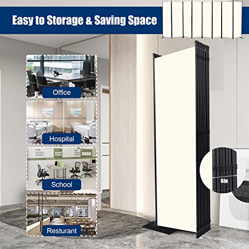 image for HOMSCREENER Room Divider 6FT Portable Room Dividers and Folding Privac
