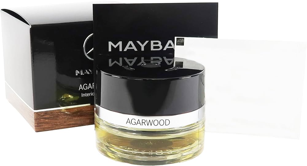 Flacon perfume atomizer for Mercedes Benz Air Freshener System, Genuine Perfume for Mercedes, Interior Cabin Fragrance for Mercedes Cars Equipped with Air Balance Package (MAYBACH Agarwood)