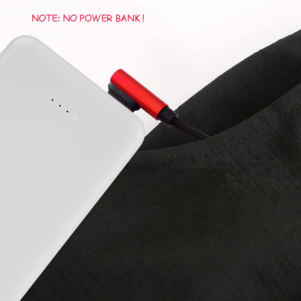 LANGWEI Pantaloni Riscaldati da Donna Pantaloni Leggings Termici Elastici Foderati in Pile con Riscaldamento USB Elettrico