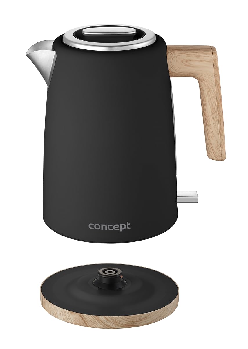 Concept RK3316 bouilloire électrique en acier inoxydable 1,7 l noir