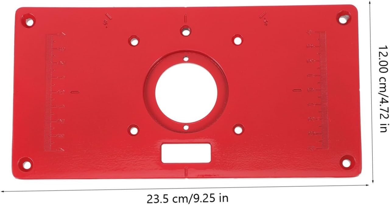 Woodworking Router Table Insert Plate Aluminum Alloy Flip Board Trimming Machine Board for Engraving Machine