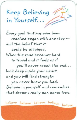 Wallet Card - Keep Believing in yourself