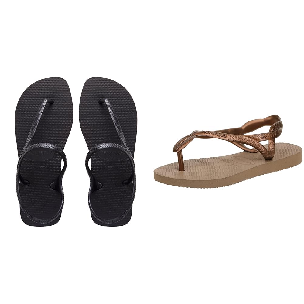 Havaianas Flash Urban, Sandalias Mujer, Negro, 39/40 EU Luna, Sandalias Mujer, Rose Gold Rose Gold, 39/40 EU