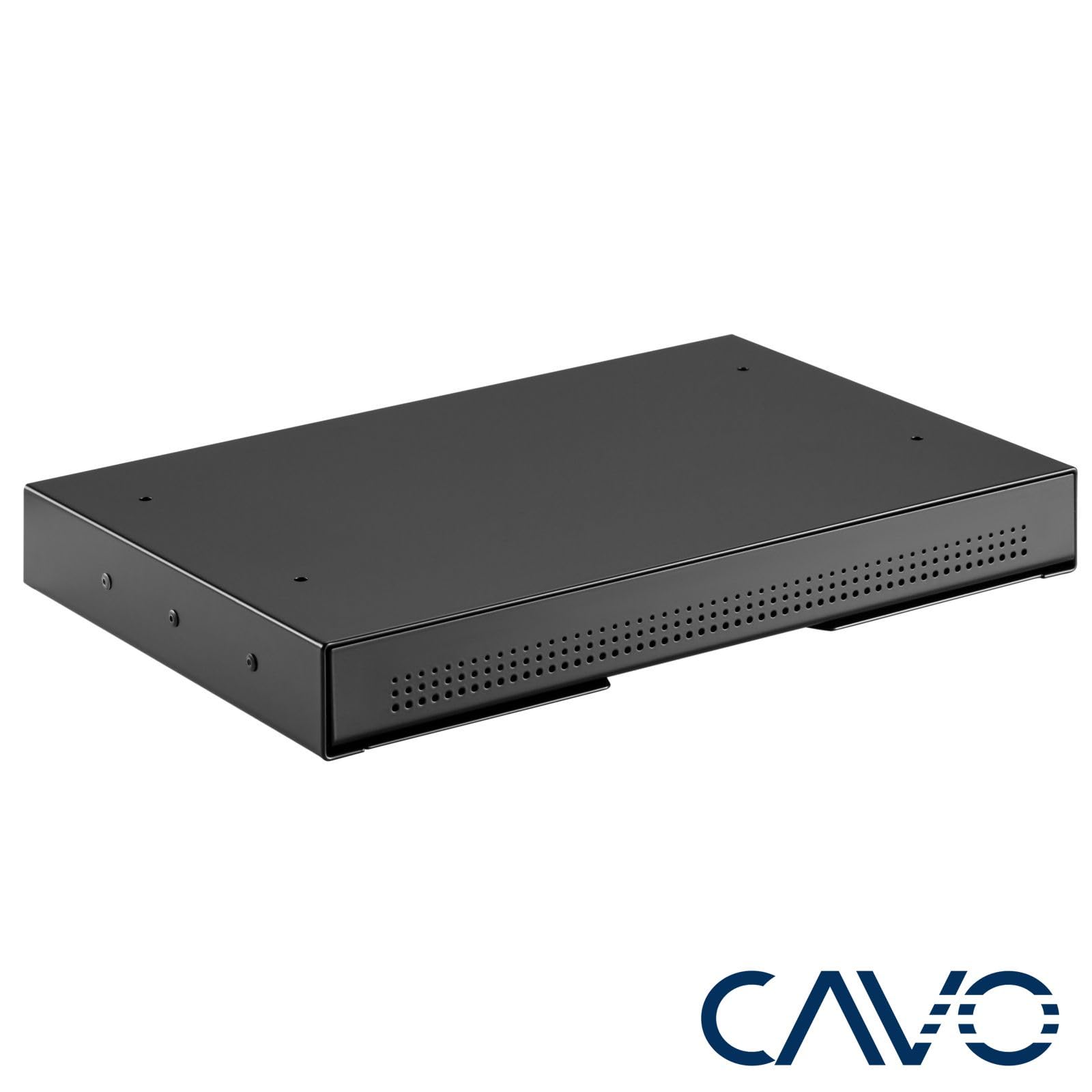 CAVO Cajón portadocumentos de acero 410 x 272 mm negro, Cajón bajo escritorio