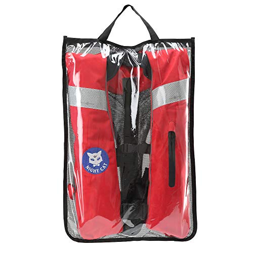Homologue Ce Gilet De Sauvetage Gonflable Pour Chat De Nuit Gilet De Sauvetage Pfd Leger De Qualite Superieure Manuel Rouge 150 Kg Circulaire En Ligne