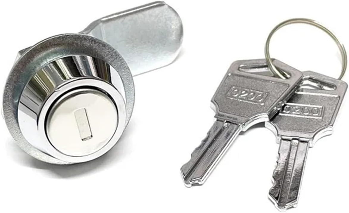 Round Cabinet Cam Lock for Home Drawer Strorage-Box Gym Locker Hardware MMS500 1Pcs(A)