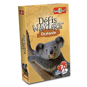 Bioviva – Défis Nature – Océanie – Pariez sur les points forts de ces animaux pour gagner la bataille – Jeu de Cartes – 2 à 6 Joueurs – 7 ans – Fabriqué en France – 282505